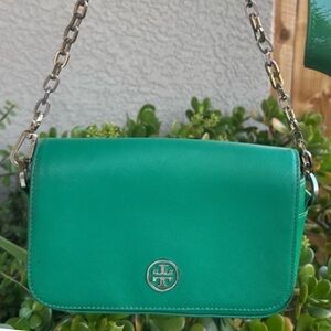 TORY BURCH leather crossbody bag